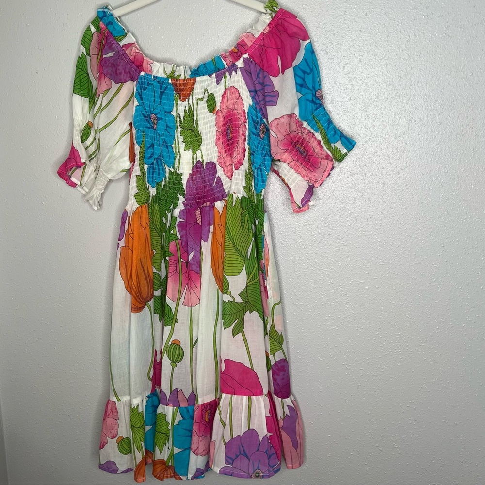 Mille Kiki Mini Dress in Sedgwick Floral Size Large New - Picture 3 of 9